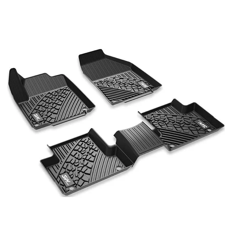 3W Floor Mats Jeep Grand Cherokee 2016-2021 / Grand Cherokee WK 2022-2023 (Non L) Custom Cargo Liner TPE Material & All-Weather Protection