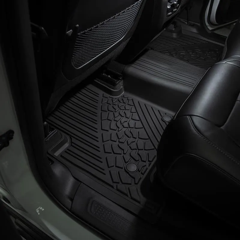 3W Floor Mats Jeep Grand Cherokee 2016-2021 / Grand Cherokee WK 2022-2023 (Non L) Custom Cargo Liner TPE Material & All-Weather Protection