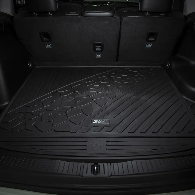 3W Floor Mats Jeep Grand Cherokee 2016-2021 / Grand Cherokee WK 2022-2023 (Non L) Custom Cargo Liner TPE Material & All-Weather Protection