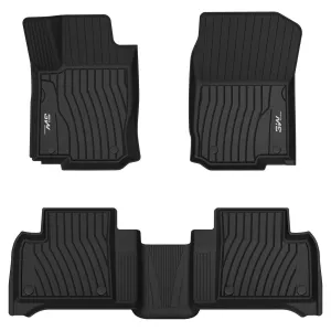 3W Mercedes-Benz ML/GL/GLE/GLS Series 2012-2019 Custom Floor Mats TPE Material & All-Weather Protection