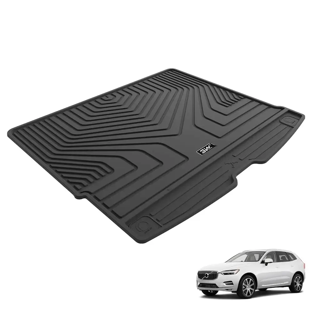 3W Volvo XC60 2018-2025 (Not for Hybrid) T5 T6 Momentum Custom Floor Mats TPE Material & All-Weather Protection