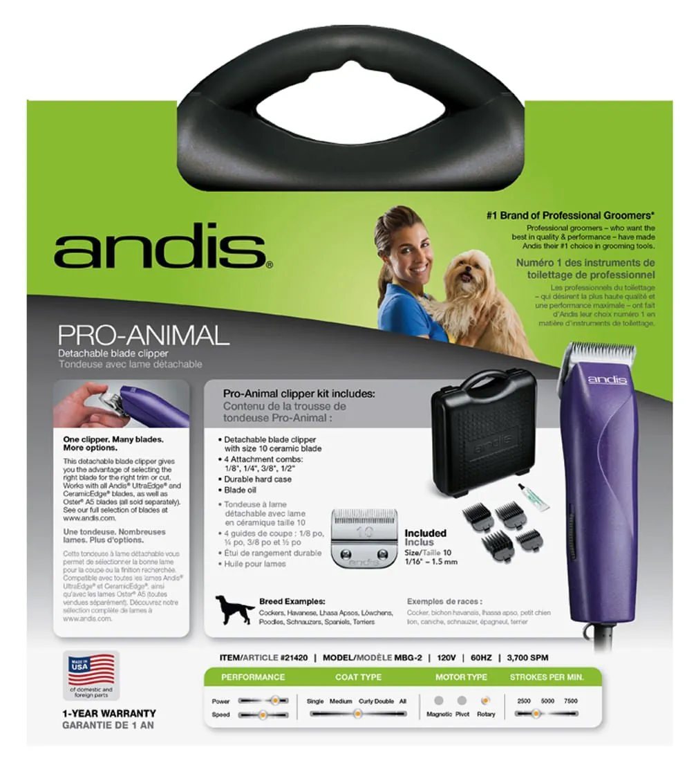 Andis Pro-Animal Clipper Kit