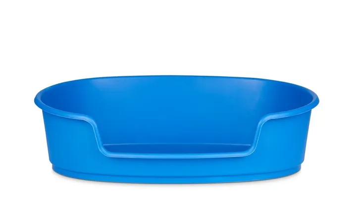 Animal Instincts Plastic Dog Bed Blue 61cm