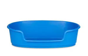 Animal Instincts Plastic Dog Bed Blue 87cm