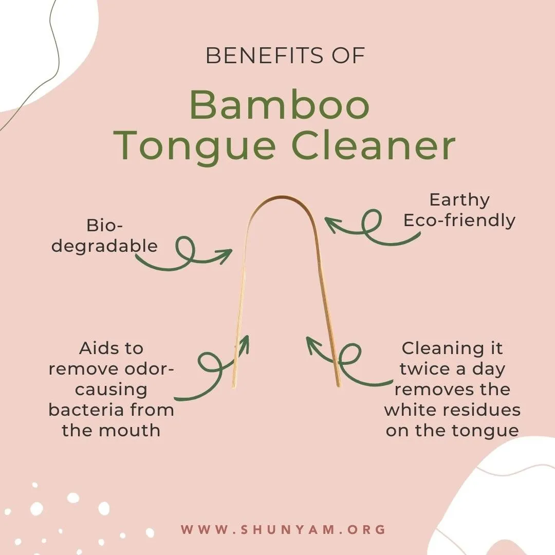 Bamboo Tongue Cleaner Pack of 4