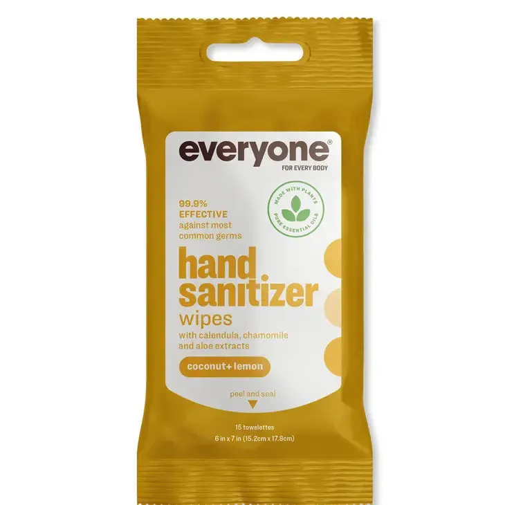 COCONUT & LEMON HAND SANITZER WIPES