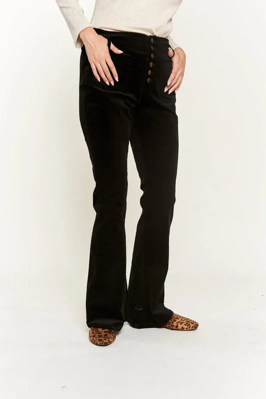 CORDUROY FLARE PANTS JJB5029