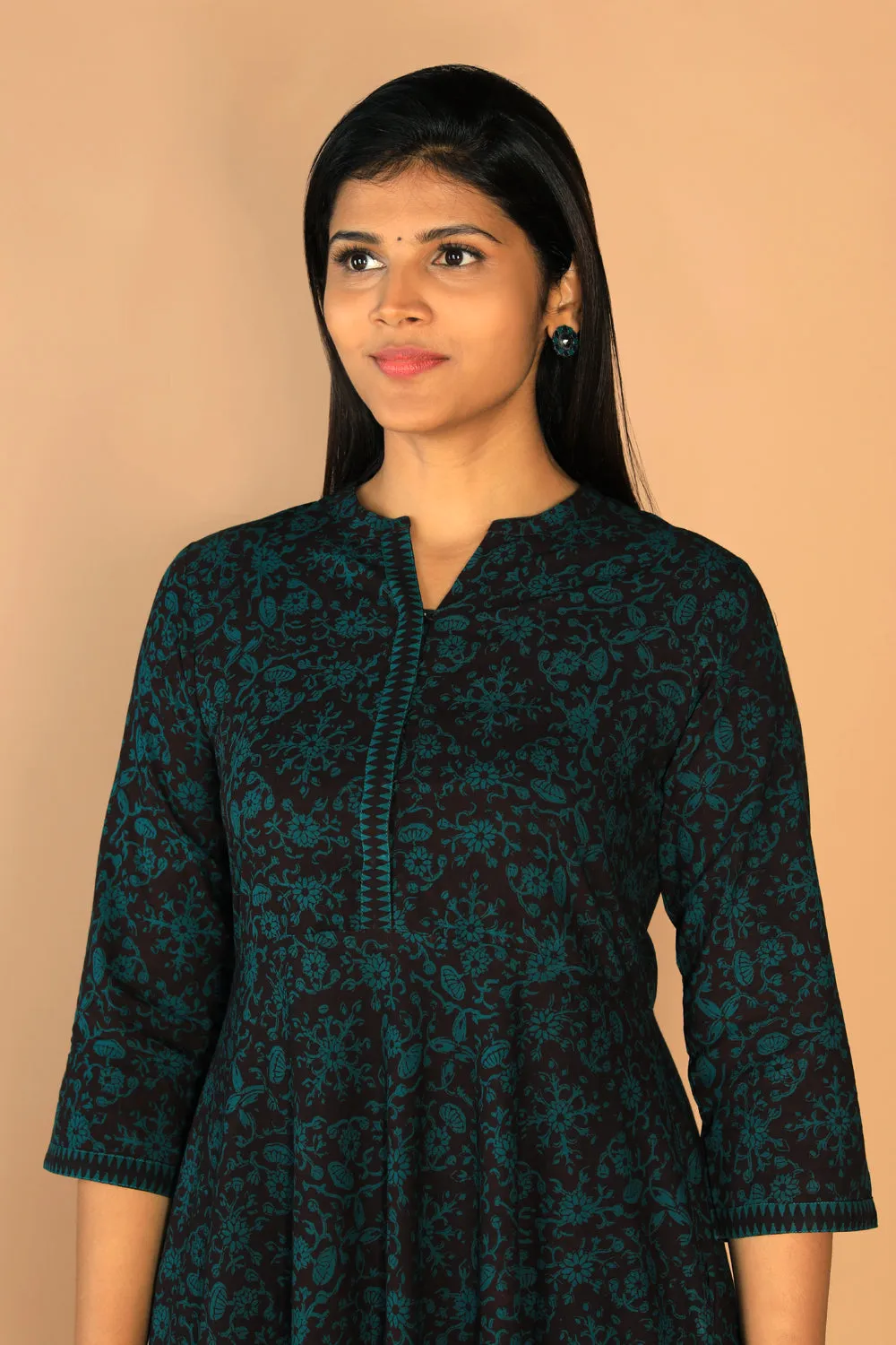 Cotton Bagh print dress