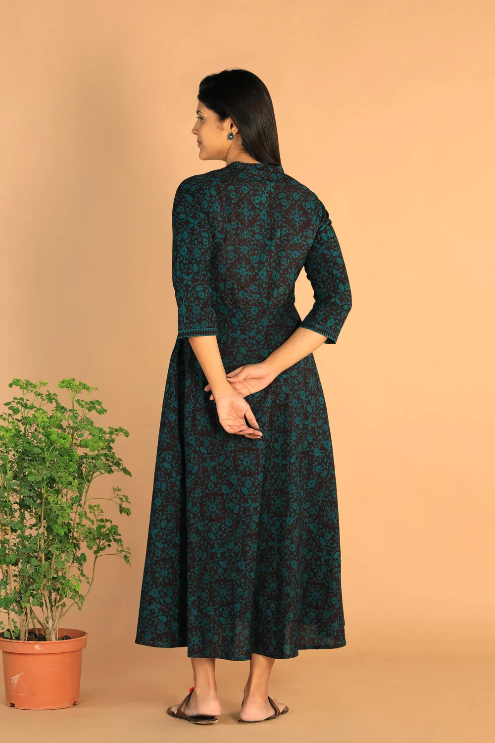 Cotton Bagh print dress