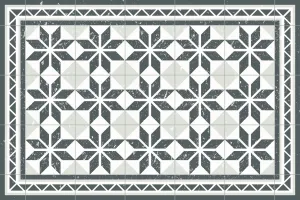 Floor Mat - Tile Dark Grey - Various Sizes