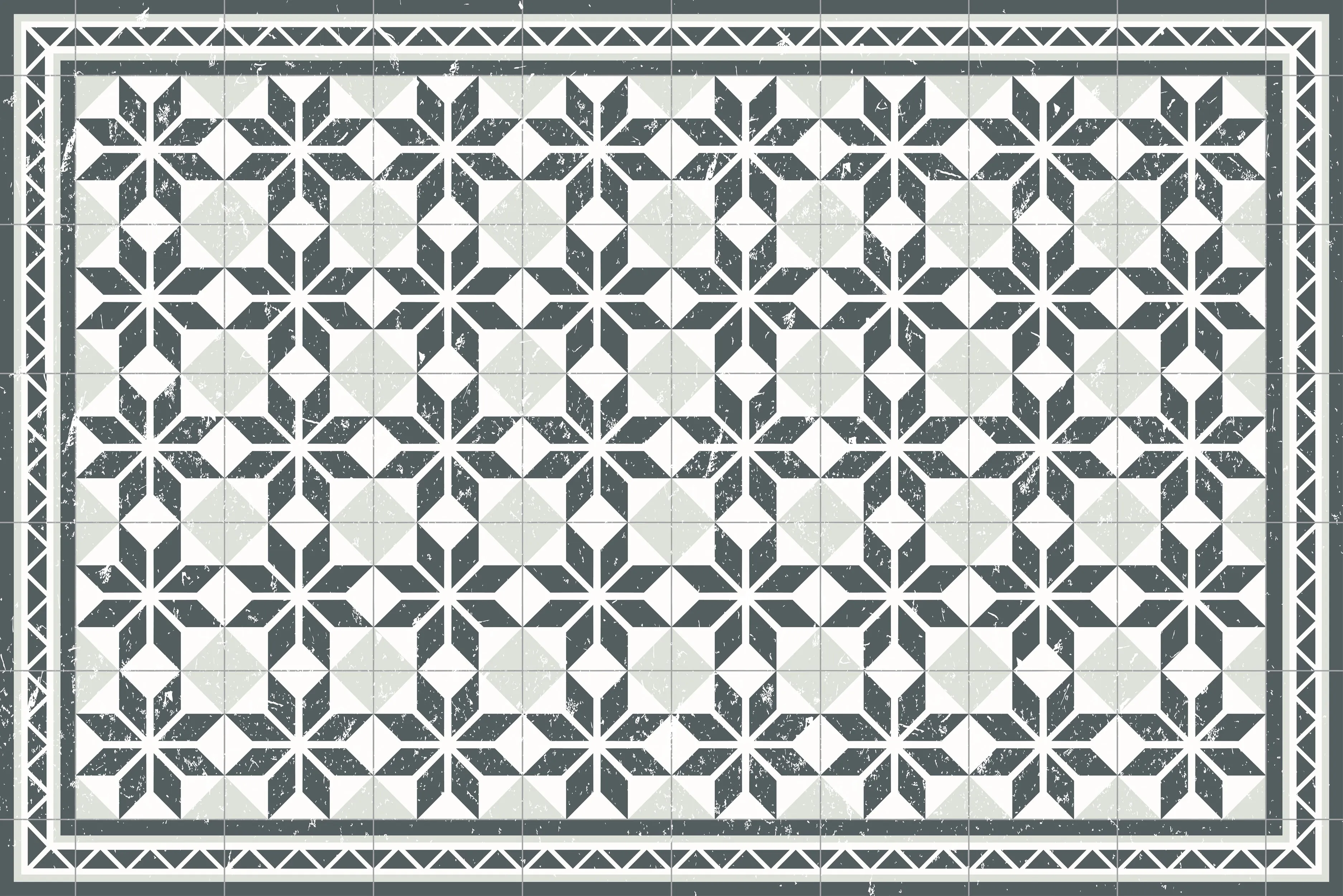 Floor Mat - Tile Dark Grey - Various Sizes