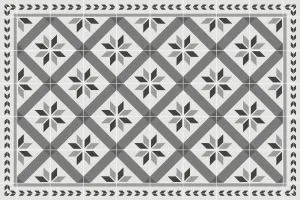 Floor Mat - Tile Light Grey - Various Sizes