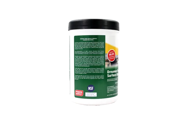 Food Contact Surface Disinfectant Wipes, 100/Canister (6/cs)