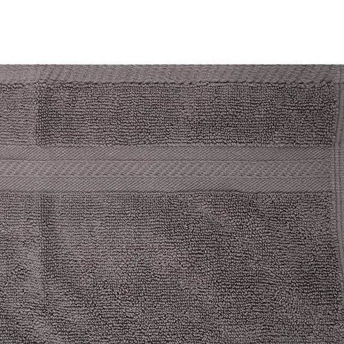 FRESH FROM LOOM 100% Cotton 500 GSM Hand Towel Set of 6pc, Grey Color, 16x28 inch