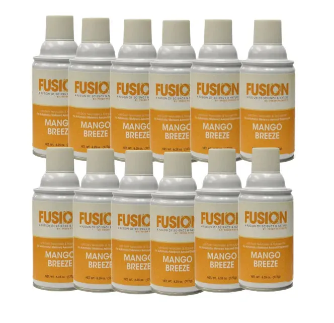 Fresh Products Fusion Air Freshener, Mango Breeze, Metered Aerosol, 6.25 oz