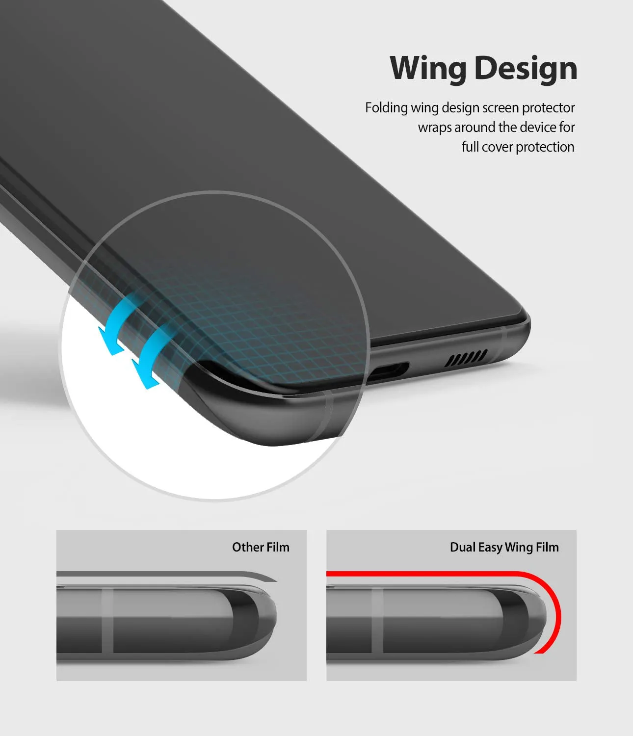 Galaxy S20 Ultra Screen Protector Film | DUAL EASY WING - 2 Pack