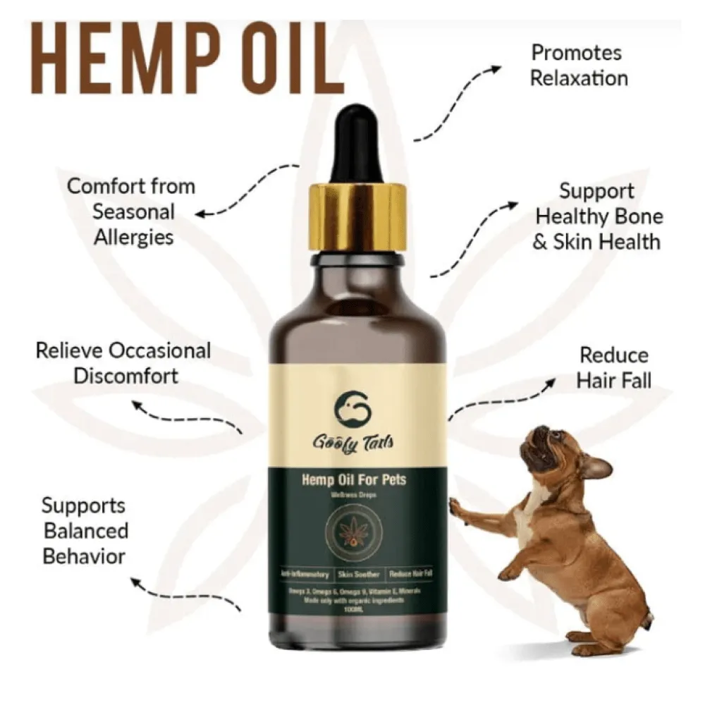 Goofy Tails Hemp Oil for Dogs and Cats