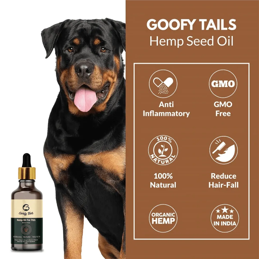 Goofy Tails Hemp Oil for Dogs and Cats