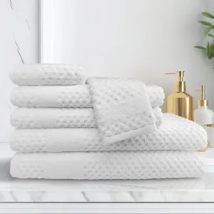 GTY Collection Zero Twist Premium Towels All over Checker Design