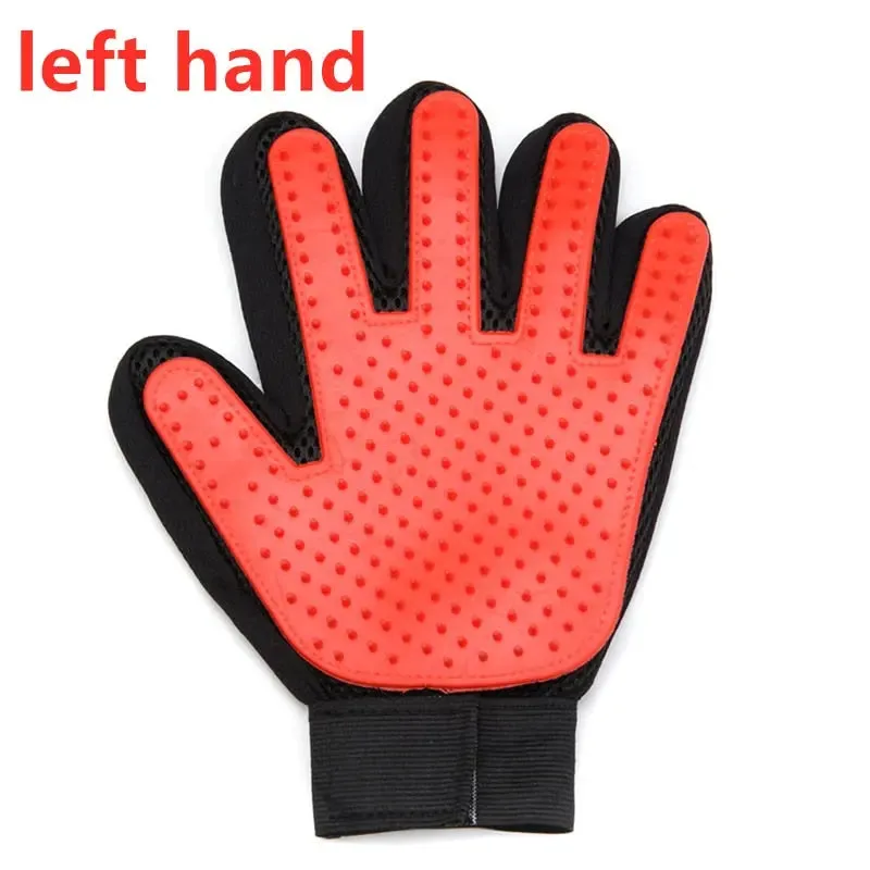 Happy Paws Grooming Glove for Deshedding Brush Gloves Gentle on Pet Easy to Use Perfect Grooming Tool