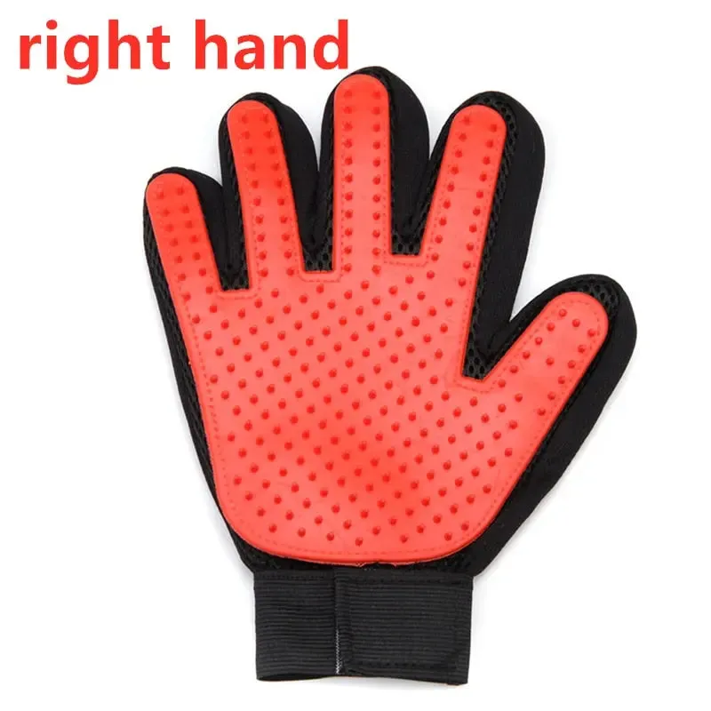 Happy Paws Grooming Glove for Deshedding Brush Gloves Gentle on Pet Easy to Use Perfect Grooming Tool