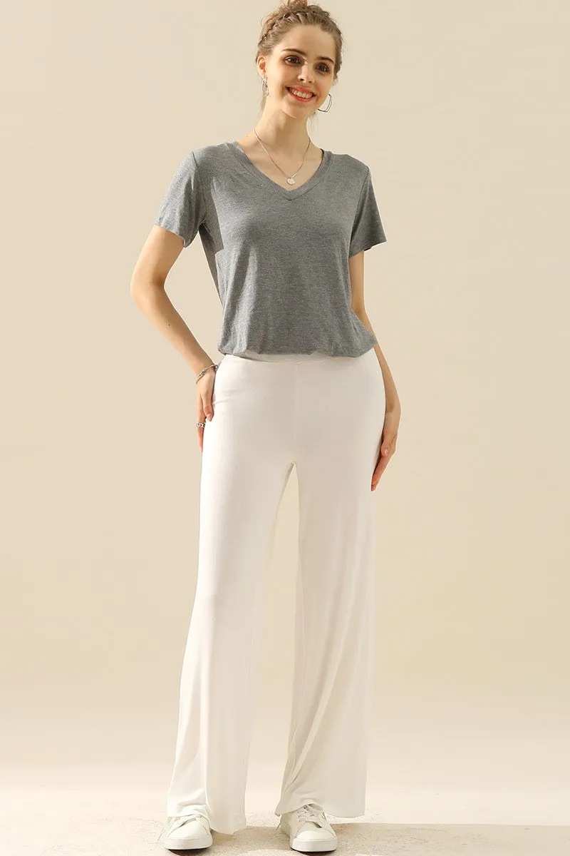 High Waisted Wide Leg Palazzo Pants