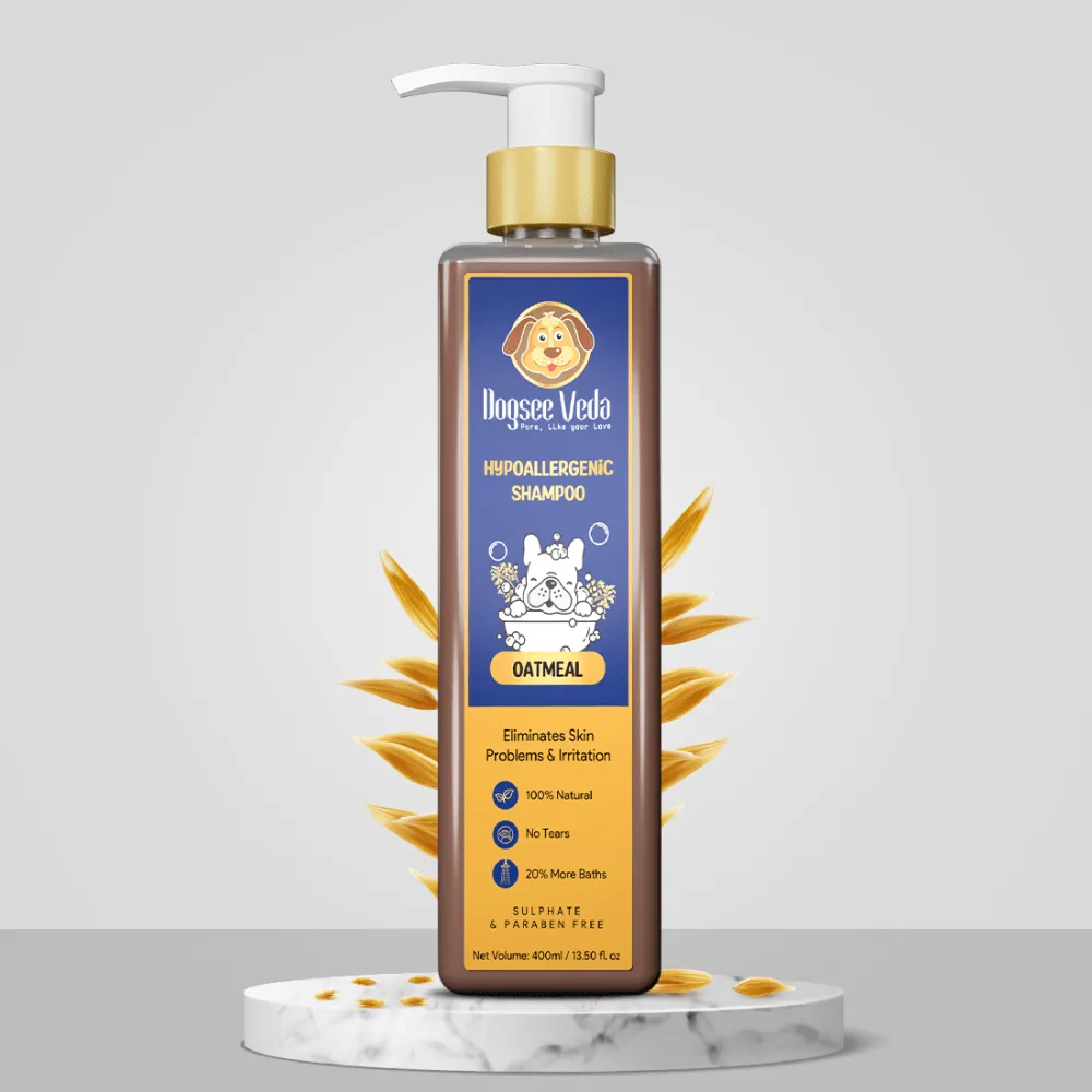 Hypoallergenic Oatmeal Shampoo for Dogs (200ml)