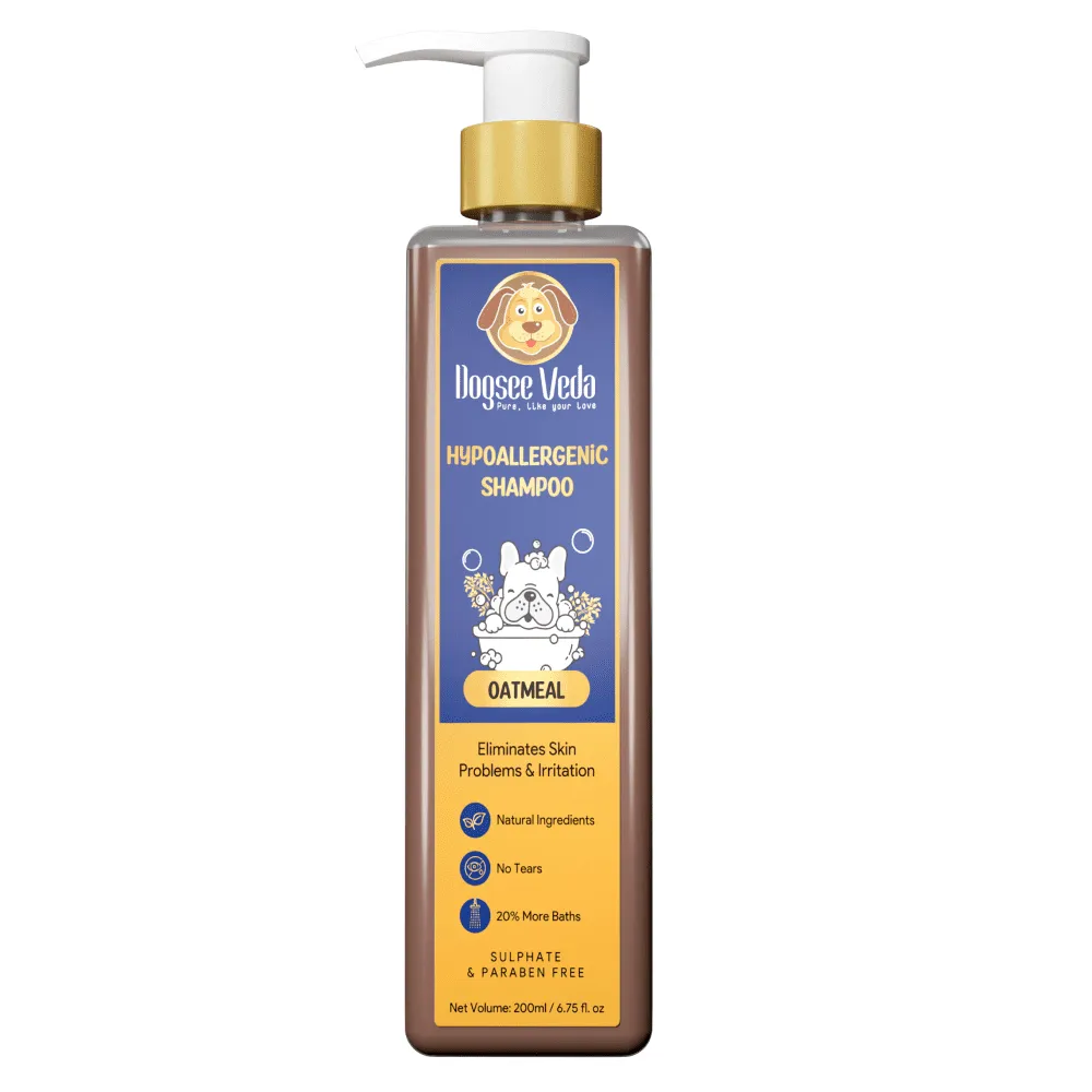 Hypoallergenic Oatmeal Shampoo for Dogs (200ml)