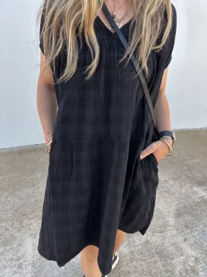 Kai Boxy Gingham Dress