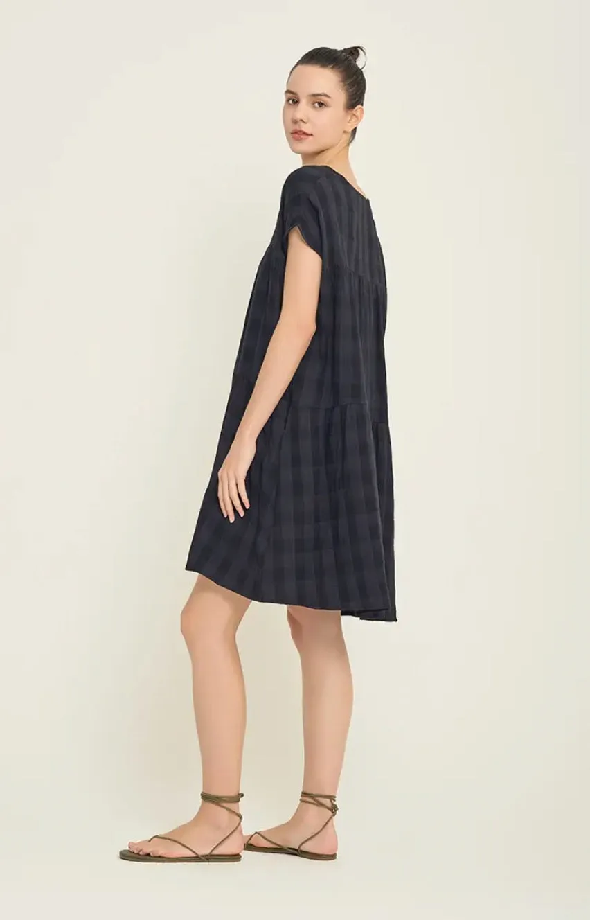 Kai Boxy Gingham Dress