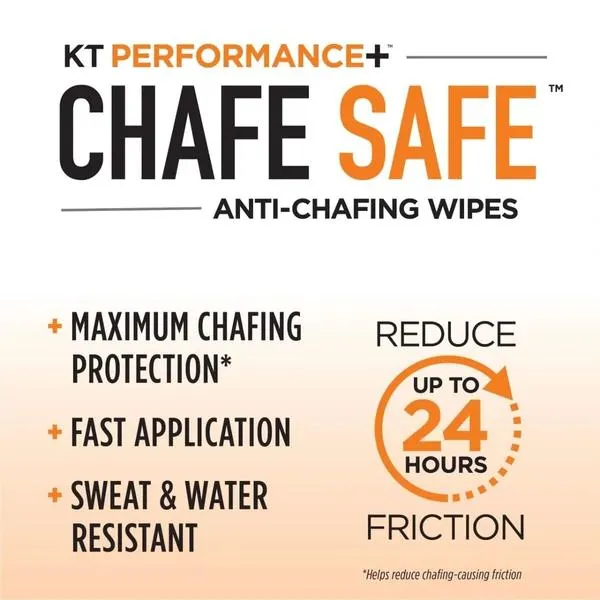 KT Performance  Chafe Safe™ Anti-Chafing Wipes