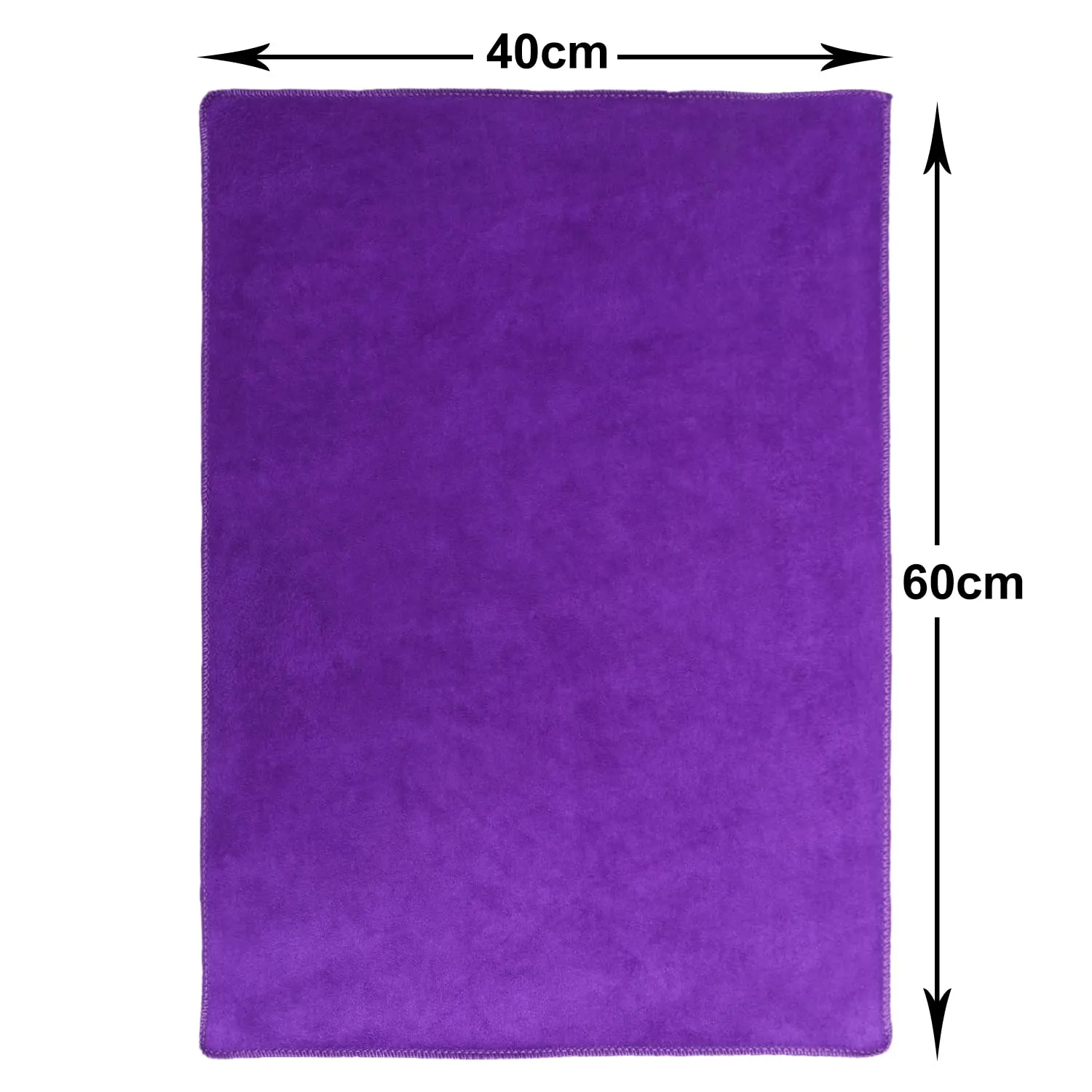 Kuber Industries Cleaning Cloths|Microfiber Highly Absorbent Wash Towels for Kitchen,Car,Window,24 x 16 Inch,Pack of 4 (Purple)