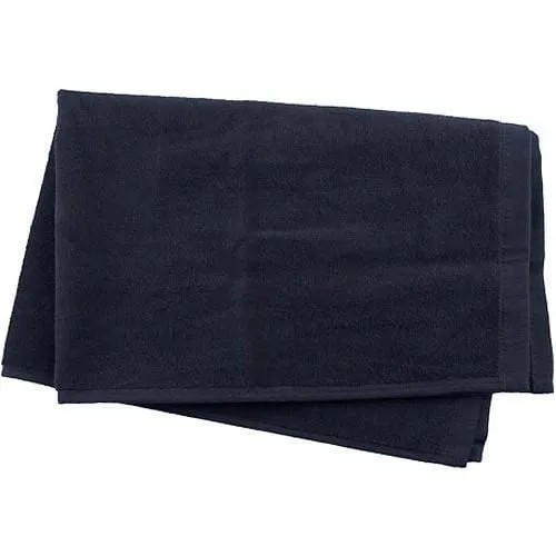 Master Hemmed Velour Towel Navy