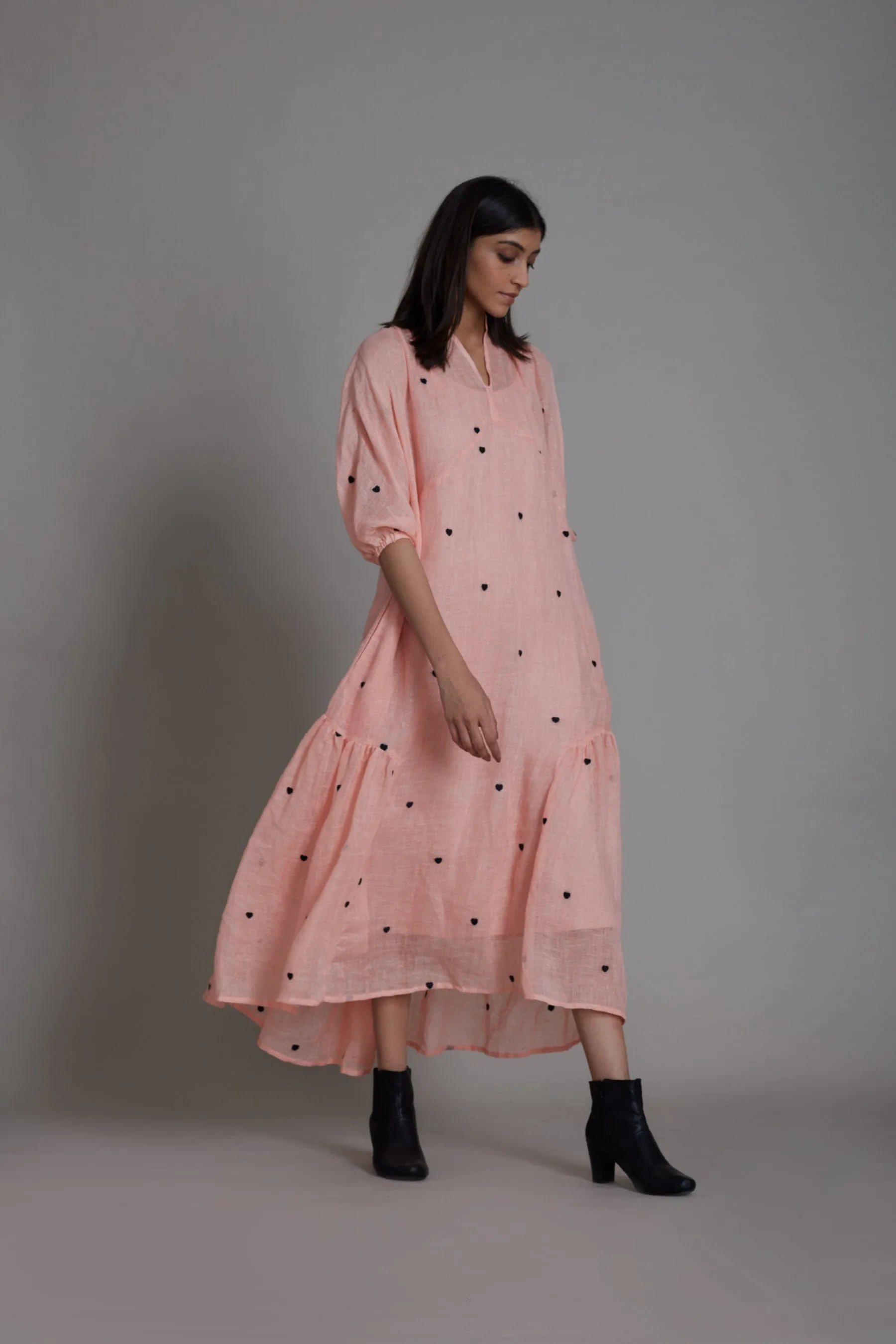 Mati Queen of Hearts Dress-Pink