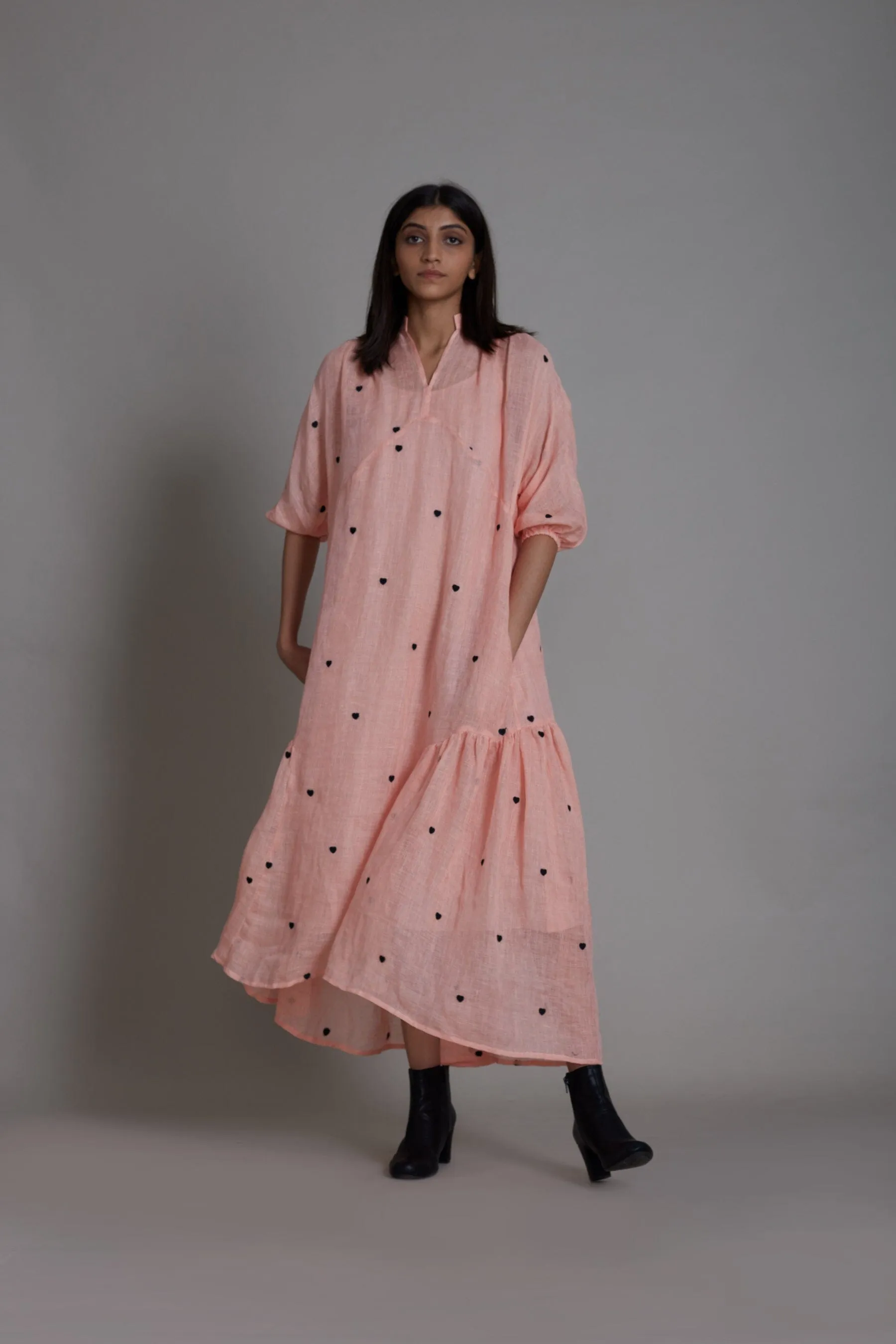 Mati Queen of Hearts Dress-Pink