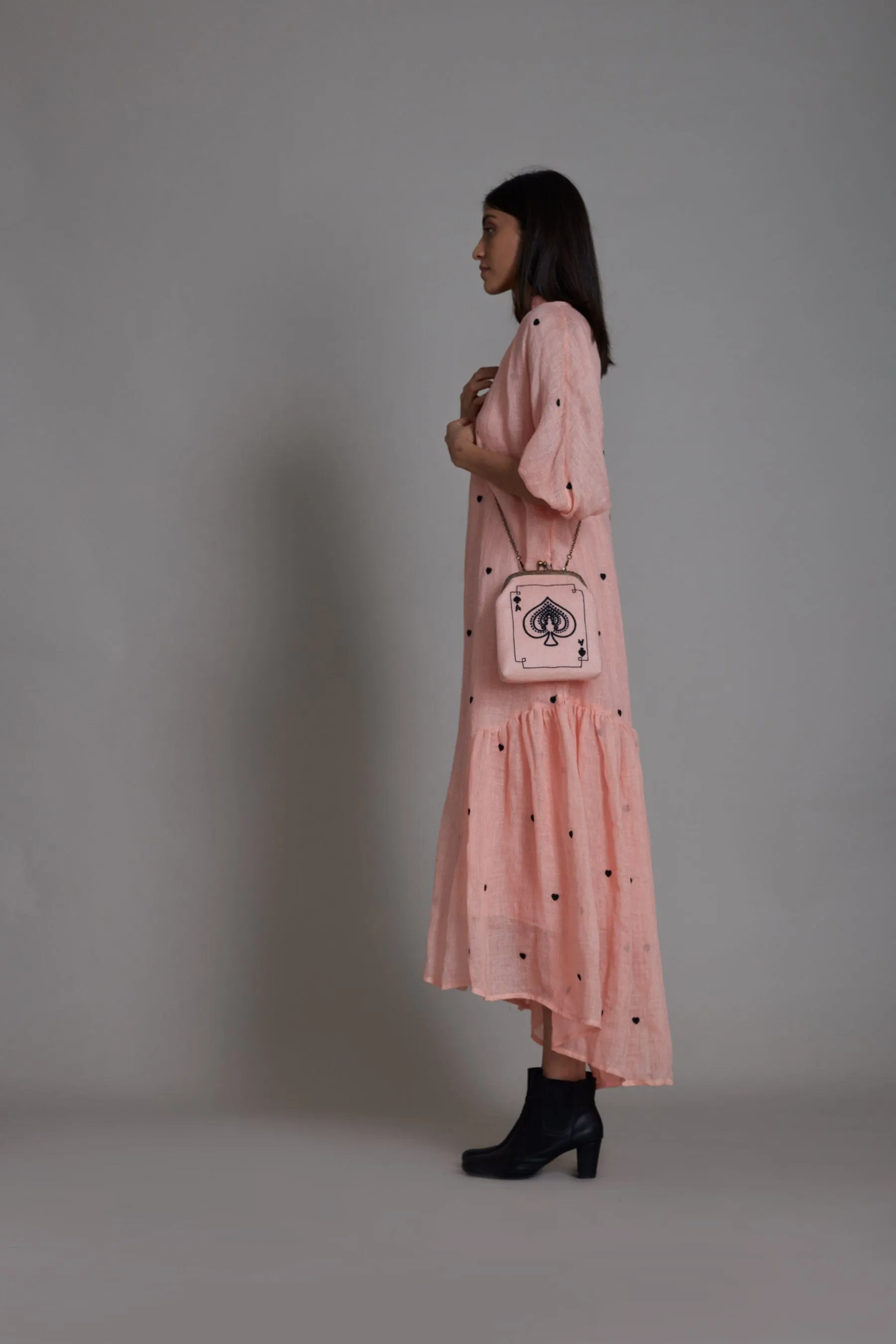 Mati Queen of Hearts Dress-Pink