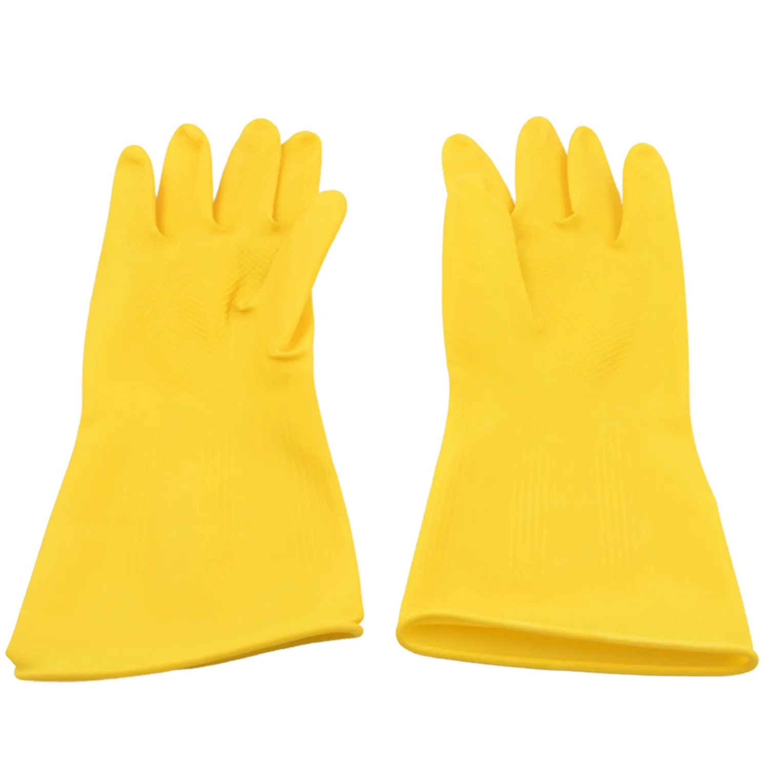 Multipurpose High Grade Rubber Reusable Cleaning Gloves, Reusable Rubber Hand Gloves I Latex Safety Gloves I for Washing I Cleaning Kitchen I Gardening I Sanitation I Wet and Dry Use Gloves (1 Pair 98 Gm)