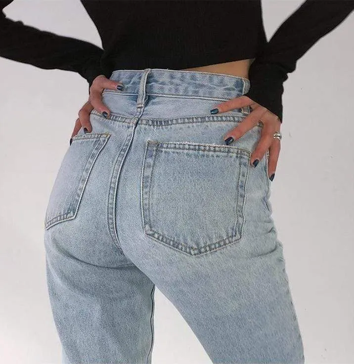 Natalia High Waist Light Blue Jeans