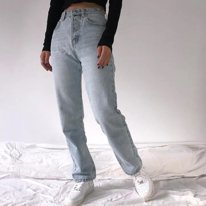 Natalia High Waist Light Blue Jeans