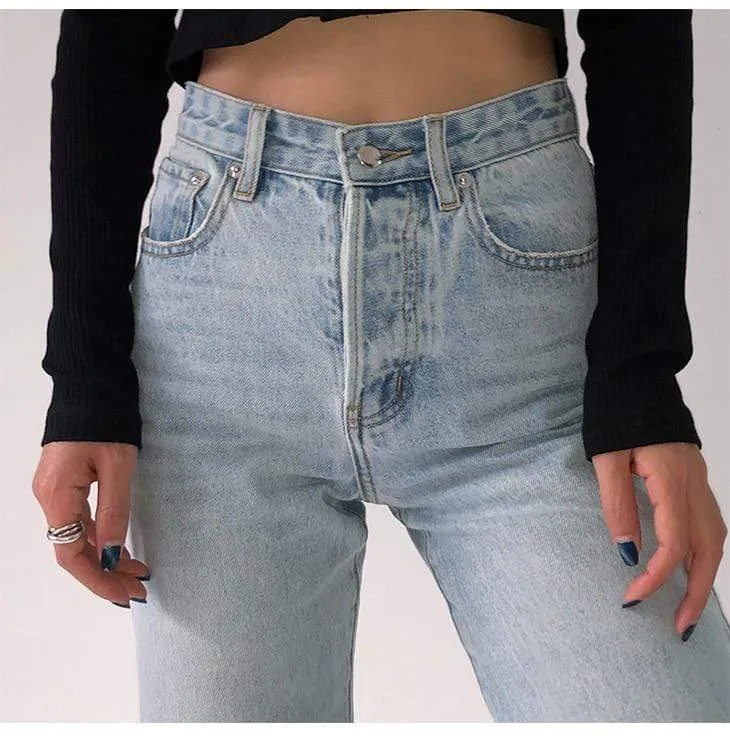 Natalia High Waist Light Blue Jeans