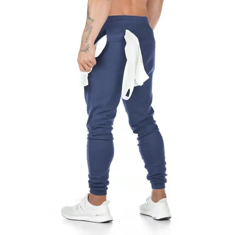 New Cotton Gym Pants Men Quick Dry Fit Running Jogging