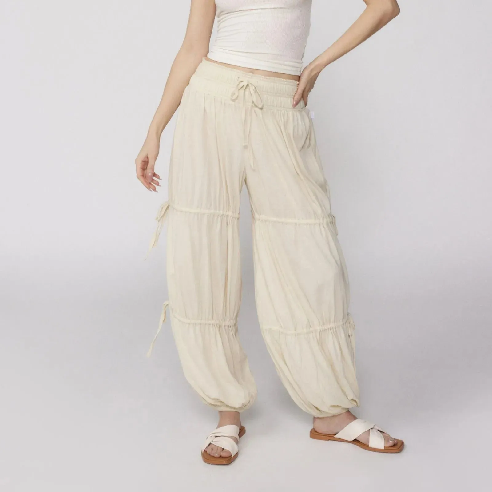 OASIS LINEN BLEND PANTS