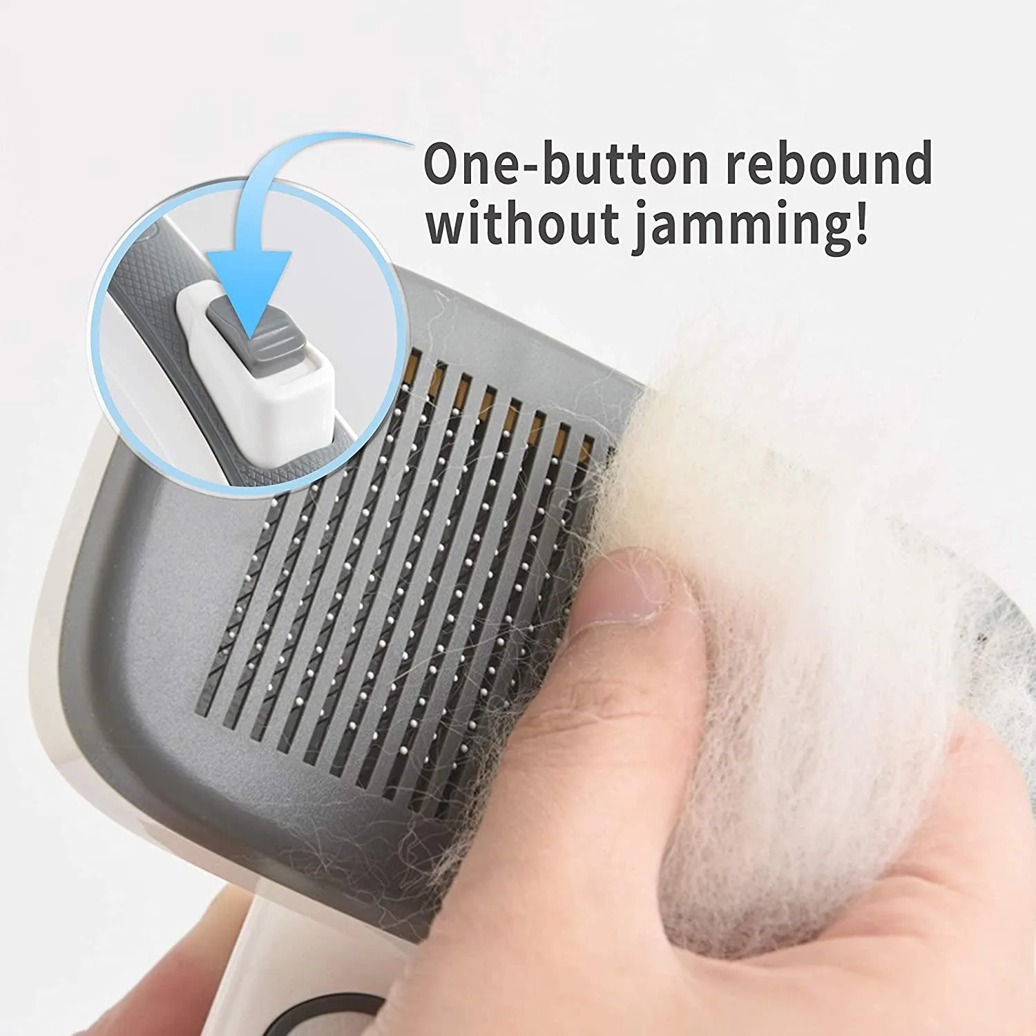 Pet Grooming Brush for Shedding, Long and Short Hair.