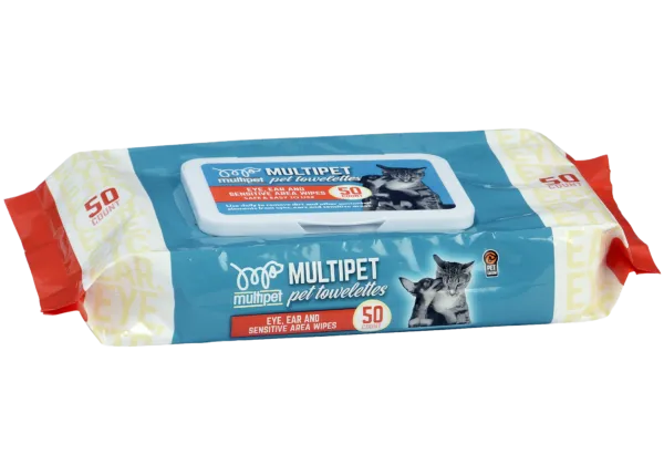 PET WIPES SENSITIVE - 50 PC