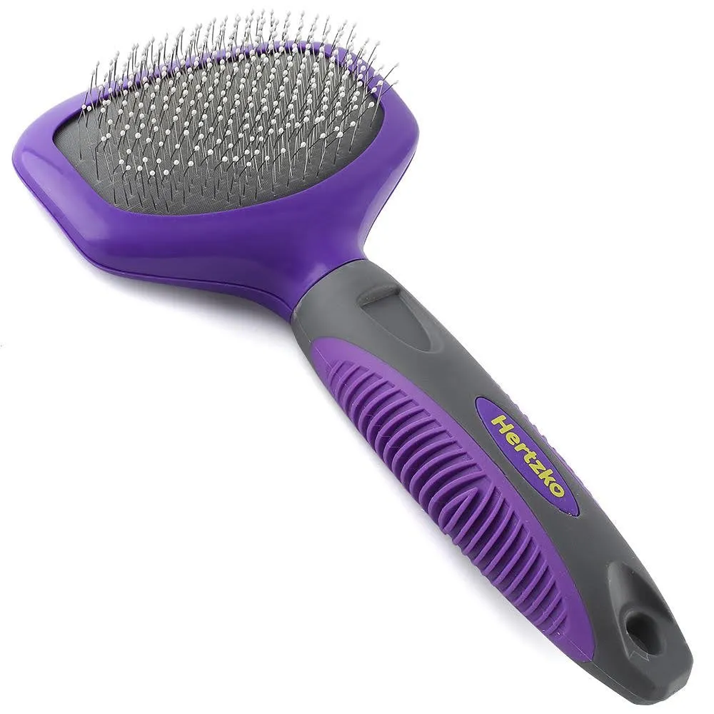 Pin Brush For Dogs And Cats With Long Or Short Hair  Great For Detangling