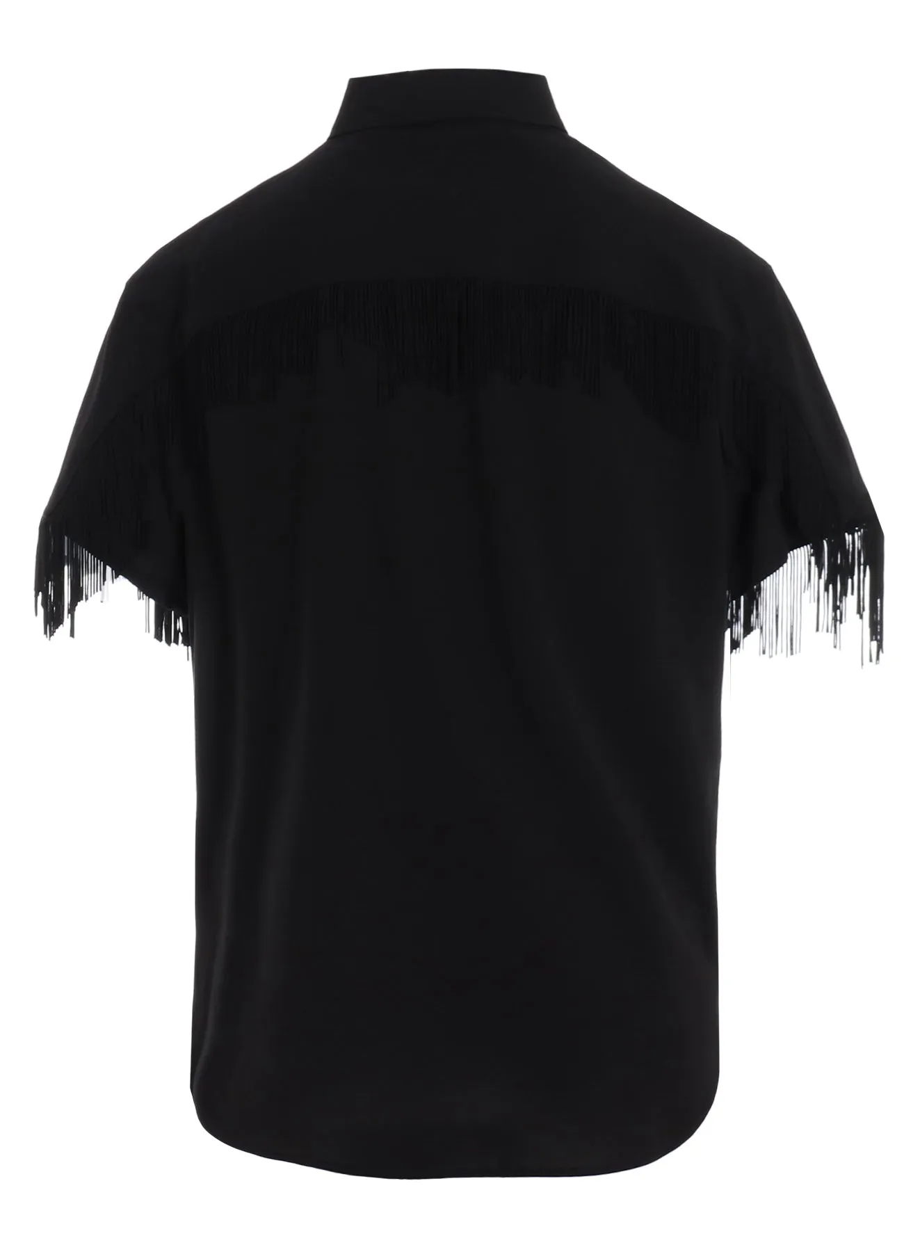 RAYON LAWN FRINGE BLOUSE