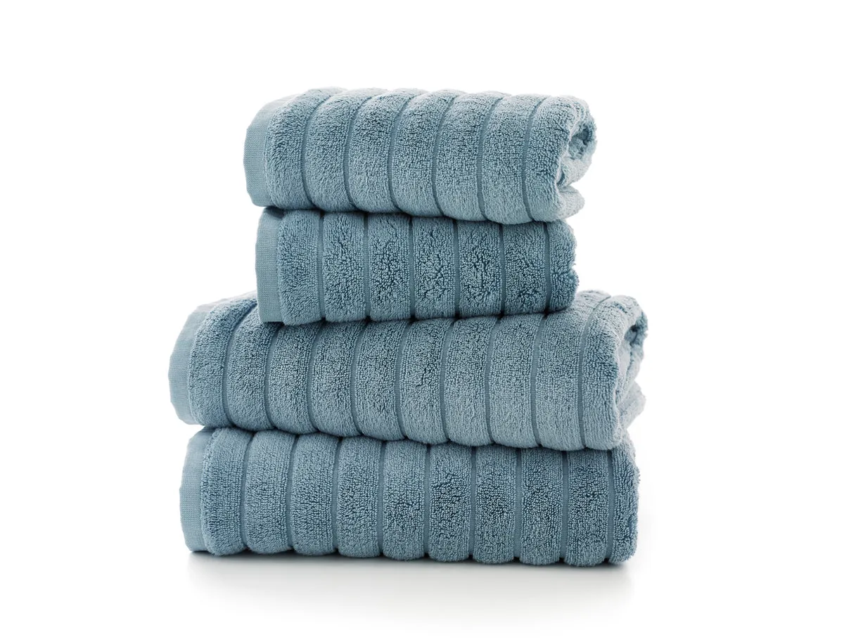 Ribbleton Zerotwist Cotton Bath Sheet - Blue