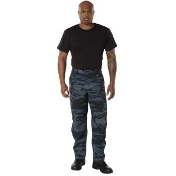 Rothco Color Camo Tactical BDU Pants / Midnight Blue Camo