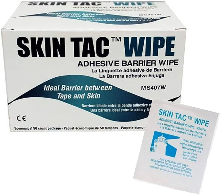 Skin Tac Adhesive Barrier Prep Wipe