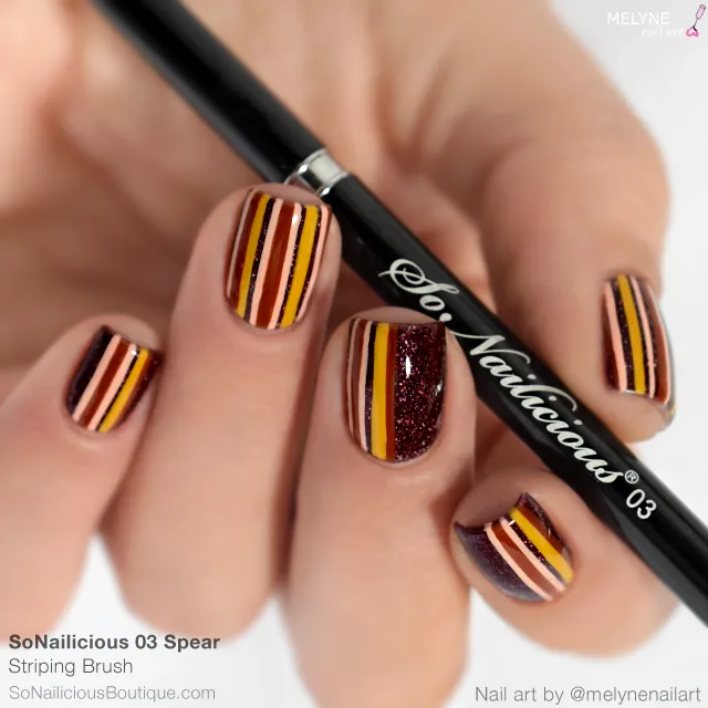 SoNailicious Brush 03 SPEAR - Striping Nail Art Brush